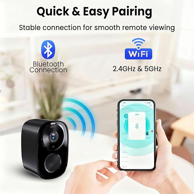 realhide 2026 Upgraded 2K Wireless Outdoor Security Cameras with Solar Panels, Free Cloud Storage, AI Motion Detection, Spotlight & Siren Alarm, 2-Way Talk, IP66 Waterproof