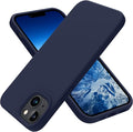 OTOFLY Designed for iPhone 14 Case, Silicone Shockproof Slim Thin Phone Case for iPhone 14 6.1 inch (Midnight Blue)