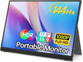 MNN 17.3" Portable Monitor 1080P FHD 144Hz Narrow Edge Laptop Monitor USB C HDMI Gaming Computer IPS HDR Screen for PC Mac Phone Xbox PS5 Switch Laptop w/Smart Cover & Speakers