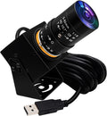 ELP 4K USB Camera with Microphone 5-50mm Varifocal Lens Manual Zoom Webcam 8MP IMX317 Sensor 3840x2160@30fps UVC for Windows, Linux, Mac, Raspberry Pi, etc.