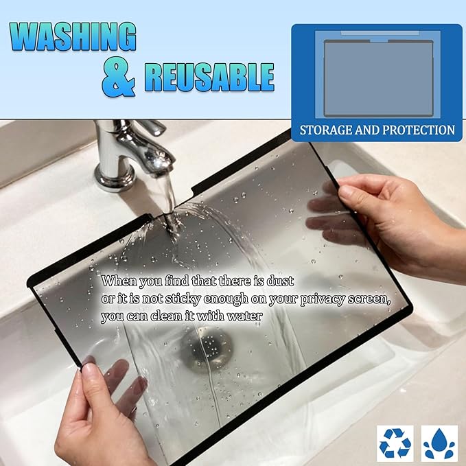 Privacy Screen Protector for Microsoft Surface Pro 12 Inch - Anti-Spy Filter with Blue Light Blocking - Removable, Reusable, Bubble-Free Installation