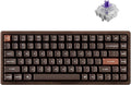 Keychron K2 HE Rapid Trigger Wireless (2.4 GHz & Bluetooth) QMK Custom Keyboard with Hall Effect Gateron Double-Rail Magnetic Switch RGB Compatible with Mac Windows Linux (All-Wood)