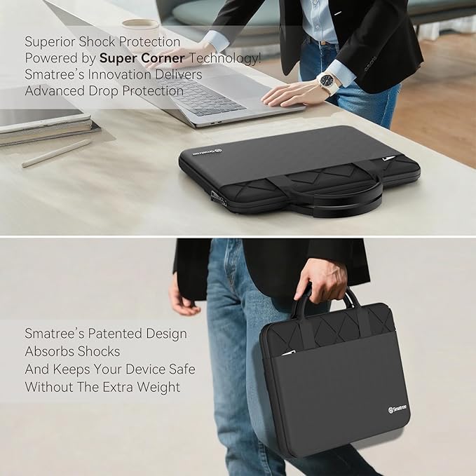 Smatree 18 inch Laptop Sleeve for ASUS ROG Strix Scar 18 2025/2024/2023, ASUS ROG Strix G18 2025/2024/2023 Gaming Laptop, Protective Case with Accessory Pocket, YKK Zipper (E813)
