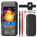 BSIDE Thermal Imaging Camera Multimeter with Macro Lens, 320x320 IR Resolution with 15 Thermal Palettes, 20000 Counts with 3.98" Touch LCD, Measures Cap, AC Clamp, Temp Diode for Electrical Electronic