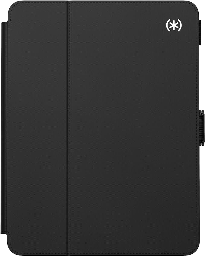 Speck Case for iPad Pro 4th Generation 11 Inch - Drop & Camera Protection, Slim Multi Range Stand, Apple Pencil Holder - Black/Black/White