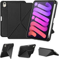 DTTO Case for iPad mini 7 (A17 Pro) 2024 / iPad mini 6 2021 8.3 inch with Pencil Holder, Multi-Angle Magnetic Standing Cover for iPad mini 7th/6th Generation [Auto Wake/Sleep], Black