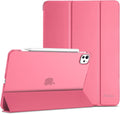 ProCase Smart Case for iPad Pro 11 Inch M5 2025/M4 2024 (Model: A3357/A3358/A3359/A2836/A2837/A3006), Slim Folio Stand Hard Back Shell Protective Tablet Cover for iPad Pro 11" 6th/5th Gen -Melonpink