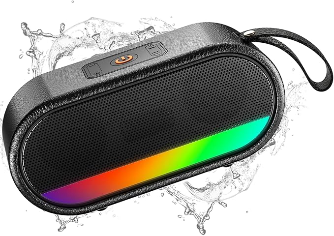 Bluetooth Speaker with 24W Dual Speaker, HD Loud Sound, Portable Outdoor Wireless Punchy Bass, Bluetooth 5.3, 10H Playtime Built-in Mics, Ultra Wireless Speaker IPX6 Waterproof for /Party/Beach/Home