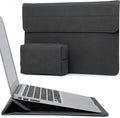 HYZUO 13.3-14 Inch Laptop Sleeve Case with Stand Feature for MacBook Pro 14 M5/M4/M3/M2/M1 2026-2021, MacBook Pro/Air 13.3, 13.5" 13.8" Surface Laptop, HP Spectre X360 13/14, Space Gray