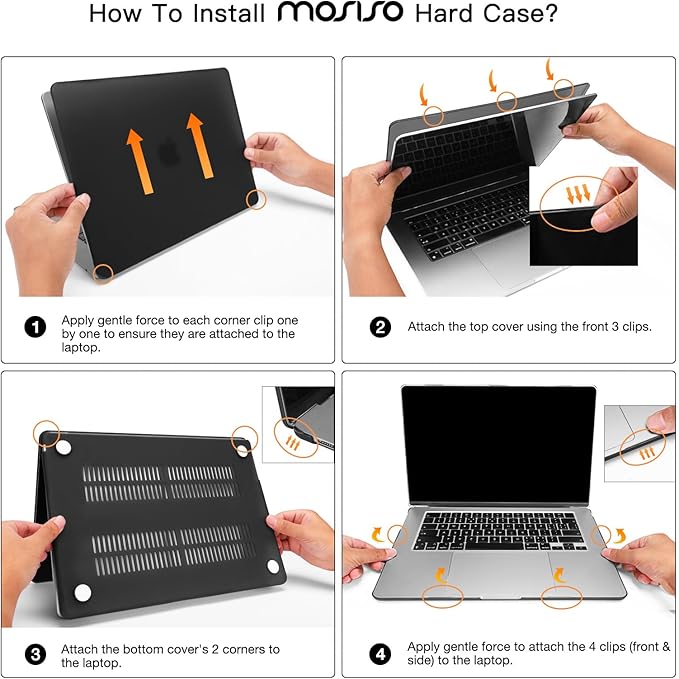 MOSISO Scratch-Resistant Case Compatible with MacBook Air 15 inch M5 2026 M4 2025 M3 M2 2024 2023 A3448 A3241 A3114 A2941, Protective Hard Shell&Keyboard Cover&ScreenFilm&Storage Bag, Red