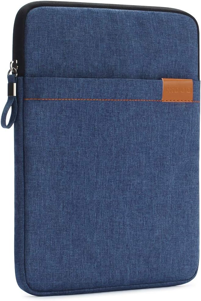 NIDOO Tablet Sleeve Protective Bag 8 inch for 8.3" iPad mini 6/7.9" iPad mini 5/8" Lenovo Tab M8 Gen / 8.7" Galaxy Tab A7 / 8" Huawei MatePad T 8 Water Repellent Vertical Laptop Case Pouch, Blue