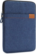 NIDOO Tablet Sleeve Protective Bag 8 inch for 8.3" iPad mini 6/7.9" iPad mini 5/8" Lenovo Tab M8 Gen / 8.7" Galaxy Tab A7 / 8" Huawei MatePad T 8 Water Repellent Vertical Laptop Case Pouch, Blue