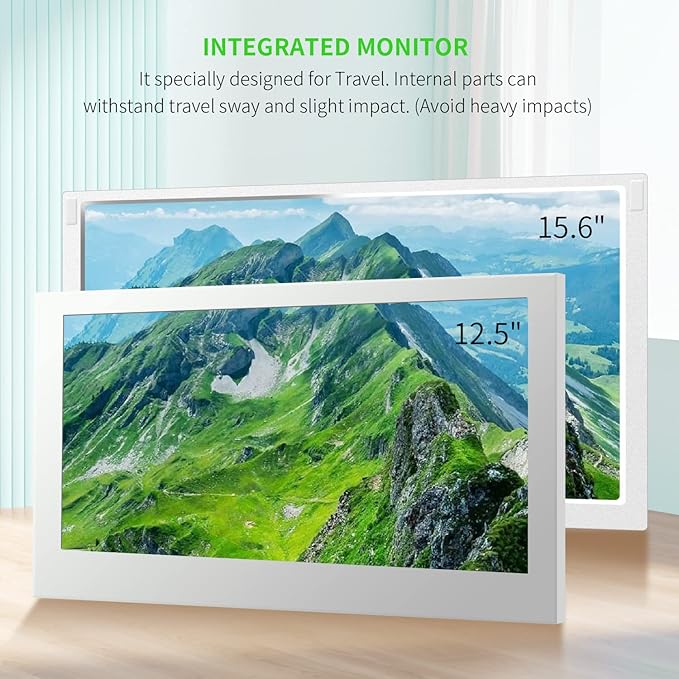 G-STORY 15.6" Portable Monitor for Xbox Series S 4K Portable Gaming Monitor IPS Screen for Xbox Series S（not Included） with Two HDMI, HDR, Freesync Game Mode Travel Monitor