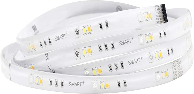 SYLVANIA Smart LED WiFi Full Color Light Strip, 6.5 ft, Dimmable, Compatible with Alexa and Google Home Only - 1 Pack (75704)