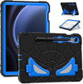 AKABEILA Compatible with Samsung Galaxy Tab S10 FE 2025/Tab S10 Lite 2025 Tablet Case，Lightweight Shockproof Rugged Protective Cover with Kickstand for Kids Children Boys Babies Black Blue