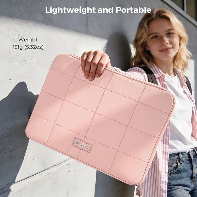 EooCoo for MacBook Neo Case 13 inch 2026 Model A3404 with A18 Pro chip, Hard Shell Case & Sleeve Bag & Type C & Keyboard Skin & Screen Film Laptop Accessories, Crystal Blush