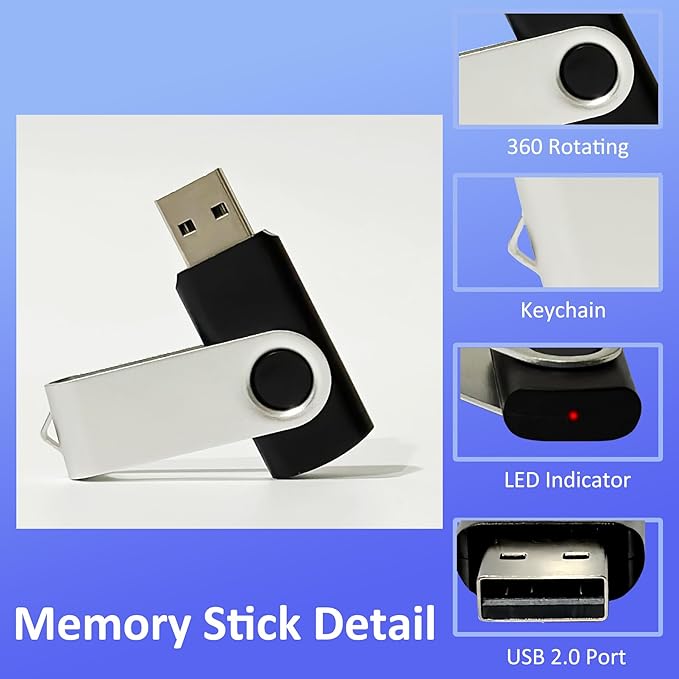 4GB USB Flash Drive 20 Pack Nicepicten Zip Drive USB 2.0 Thumb Drives FAT32 Memory Stick Jump Drives Multipack with 20PCS Lanyards Label (4GB 20Pack, Green Sliver)