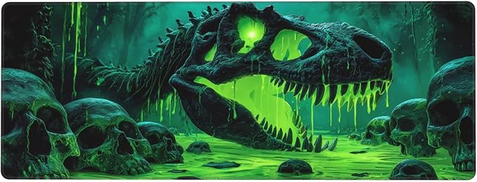 Dinosaur Mouse Pad Extended Large Gaming Mouse Pad XL Stitched Edges for Gamer Home Office 31.5 X 11.8 Inch