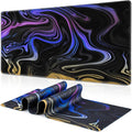 Canjoy Gaming Mouse Pad, Fluid Pattern Mouse Pad 31.5x11.8inch Large Extended Computer Mouse Mat Keyboard Full Desk Mousepad for Gaming, Office, Home