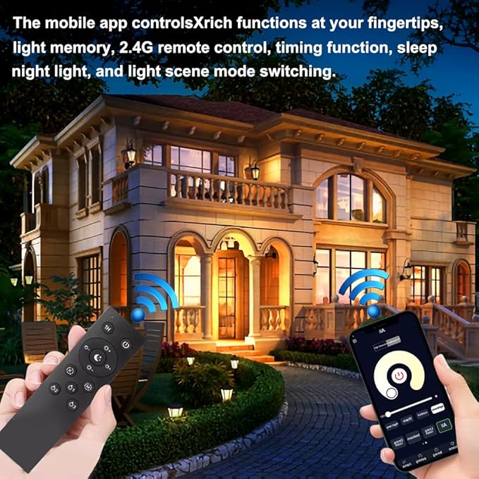 RGBCW LED Bulb with a 2.4GHz Remote Control, A60 12W 1000lm Color Changing Smart Light Bulb for Lamp, Bedroom, Mood Soothing,100W Equivalent,Dimmable 1% to 100% 3000-6500K,1 Bulb & Remote