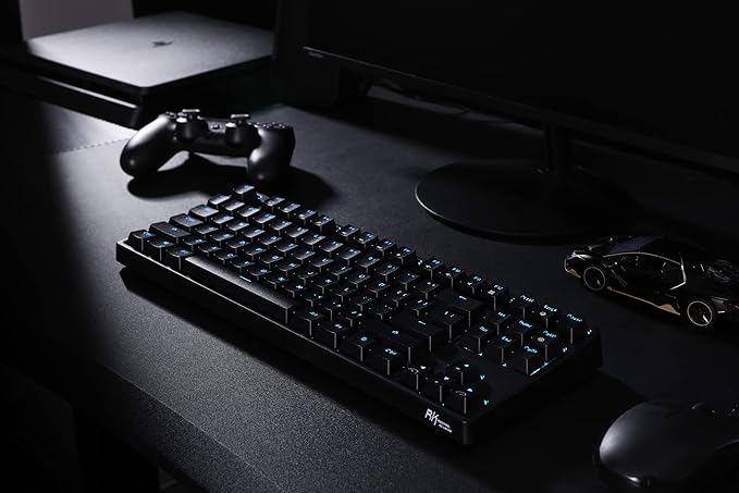 RK ROYAL KLUDGE RK87 Sink87G RGB 80% Mechanical Keyboard, Wireless 2.4G Tenkeyless Mechanical Keyboard with Programmable Software, 87 Keys, Tactile Brown Switches