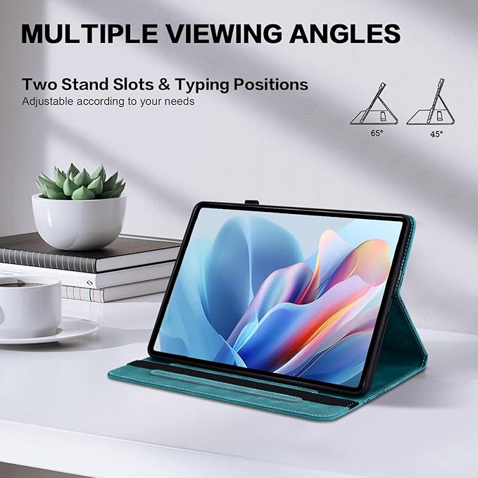 Case for iPad 9th/ 8th/ 7th Generation Case 10.2 Inch (2021/2020/2019 Release), iPad Air 3 2019/ Pro 10.5 2017 with Pencil Holder Flip Wallet Leather Cover - Green
