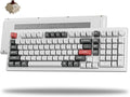 Keychron Q5 Ultra 8K Polling Rate Wireless Mechanical Keyboard 2.4 GHz & Bluetooth 660Hr Battery Aluminum ZMK Launcher with Hot-swappable Brown Switches PBT Keycaps for Mac Windows Linux - White