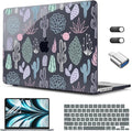 CISSOOK Laptop Hard Shell Case for MacBook Air 13.6 Inch Case 2026 2025 2024 2022 Release A3449 A3240 A3113 A2681 Cute Cacti Shell with Keyboard Cover for MacBook Air 13-inch M5 M4 M3 M2 Chip, Cactus