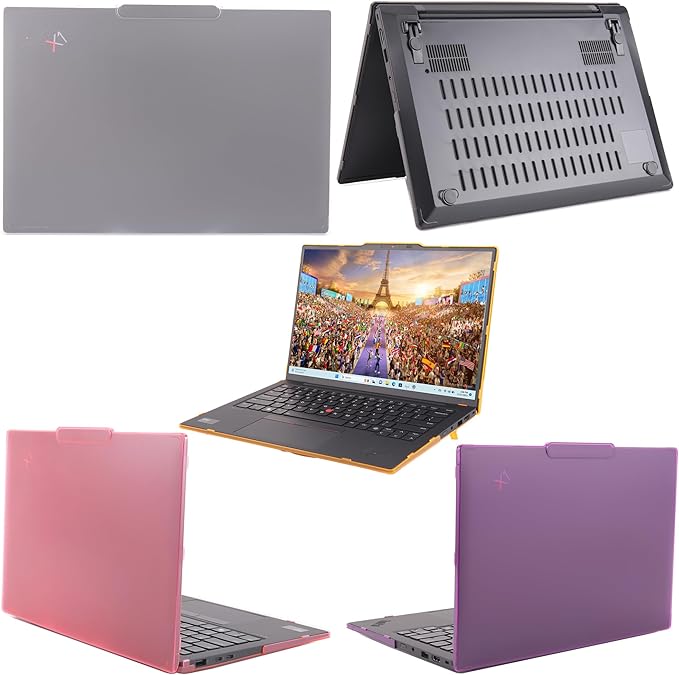 mCover Hard Case ONLY Compatible for 2024-2025 14" Lenovo ThinkPad X1 Carbon Gen 12 Windows Notebook PC (with 180-degree Hinge, NOT Fitting Any Other Lenovo Models) - Green