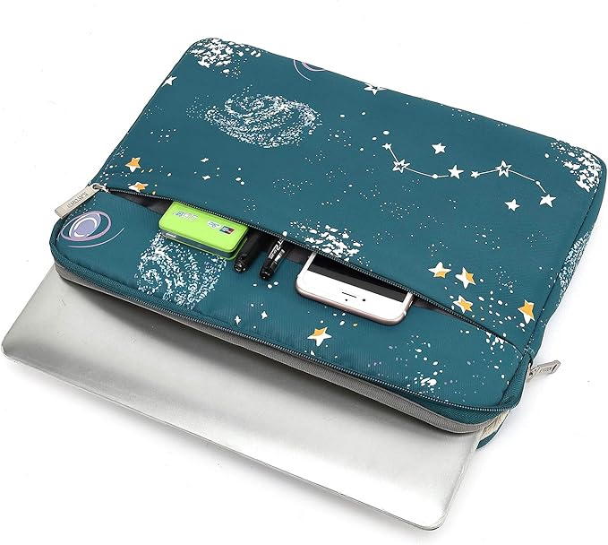 KAYOND 13 inch Laptop Sleeve,Compatible with MacBook pro 13.3Macbook Pro 14 and MacBook Air 13.3 m1 m2 m3, 12.5-13.3 inch,Water Repellent Bag,Shockproof case (13-13.3 inch, Starry Sky)