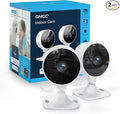 GNCC 2.4GHz Indoor Security Camera, 1080P Home Camera for Pet Monitoring, Motion Detection, Two-Way Audio, IR Night Vision, Easy Install, Cloud Storage Subscription Required, No 5GHz Support(2-Pack)