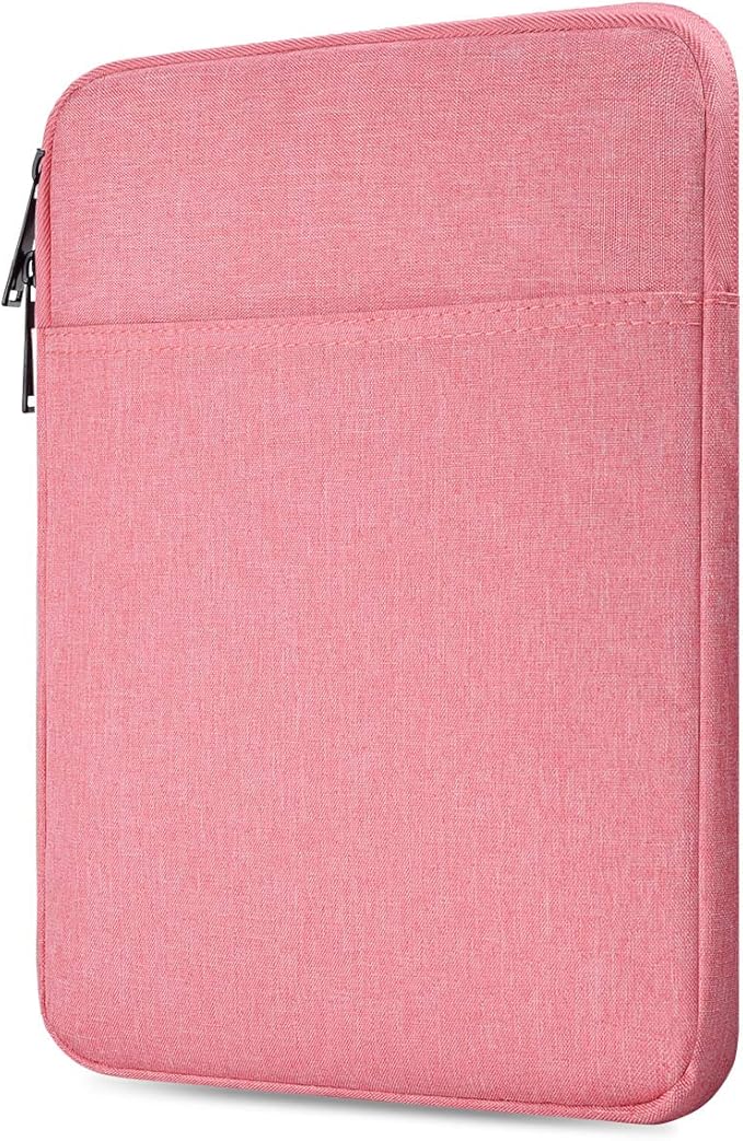 9-11 Inch Tablet Sleeve Case Bag for iPad 10.2 2021-2019, iPad 10th 10.9 2022, iPad Pro 11 M4/Air 11 M2, iPad Air 5/4 10.9, Samsung Galaxy Tab A8 10.5, Fit Apple Smart Keyboard, Pink