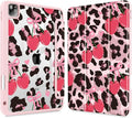 Mektron Case for iPad Pro 11 inch Case M2 2022 Generation 4th, Fit 2021 2020 2018 iPad Pro 11" (3rd, 2nd & 1st Gen) -Buit in Pencil Holder with Shockproof Cover Clear Shell, Cherry & Cheetah