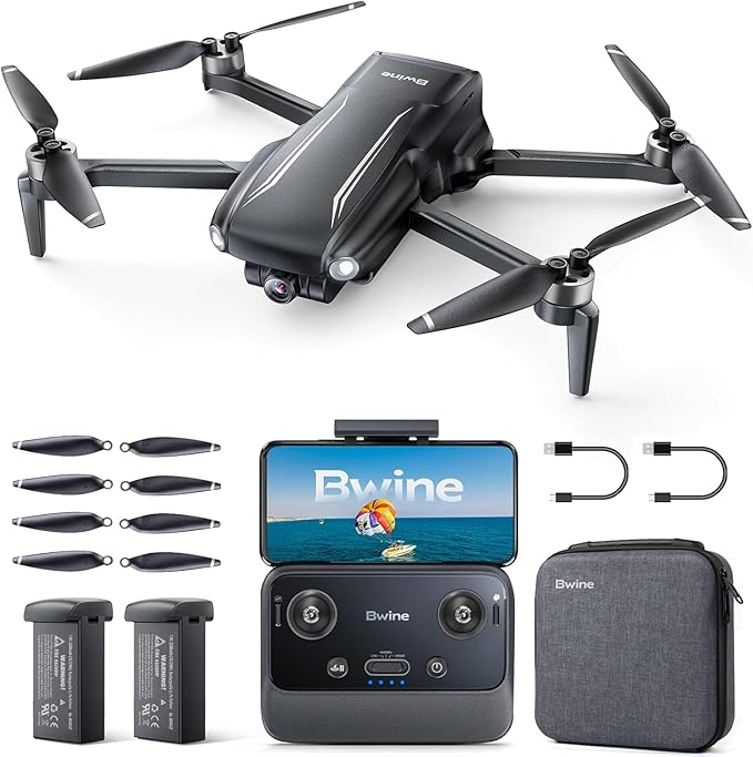 Bwine F7MINI SE GPS Drones with Camera for Adults 4K, Only 238g, 70-Mins Flight Time, TOF, 9842ft Long Range, Auto Return, Follow Me, Circle & Waypoint Fly - Ideal for Beginners and Aerial Lovers