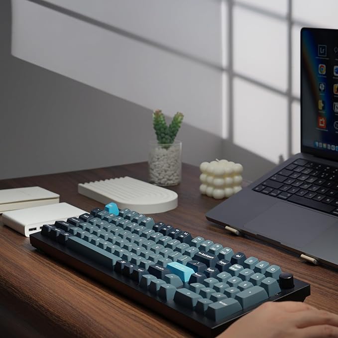 Keychron Q5 Pro Wireless QMK/VIA Mechanical Keyboard, 96% Layout Programmable Knob Full Aluminum Double-Gasket Design, Hot-swappable K Pro Red Switch for Mac Windows Linux - Black