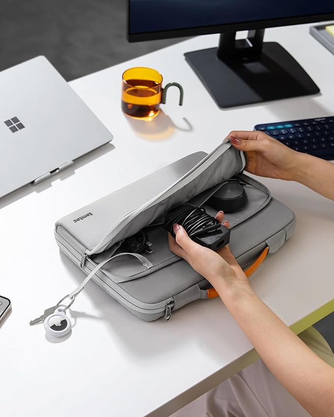 tomtoc 360 Protective Laptop Carrying Case for 15.6 Inch Acer Aspire 5 Slim Laptop, 15.6-16 Inch ASUS Strix G16/G15, Dell XPS 17, More Dell Lenovo ThinkPad 15 Inch Chromebook