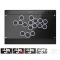 Haute42 Leverless Controller for Arcade Gaming: C16 Magnetic Detachable Series - Aluminum Alloy Base with Acrylic Panel - Laser-Engraved Wrist Rest - Custom RGB Controller for PC/Switch/PlayStation