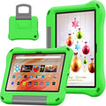 10 inch Tablet Case for Kids,(Compatible with 13th/11th Gen 2023/2021) (Incompatible with iPad Samsung 10 inch Tablet),Light Weight Shock Proof Convertible Handle Stand Kids Case (Green)