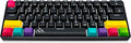 One - Hot-Swappable 60% Mechanical Keyboard with Extra Colorful Keycaps, RGB Lights, Spill Proof, Optical Switches (Gateron Blue)