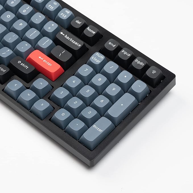 Keychron K4 Pro Custom Wireless Mechanical Keyboard, 100 Keys Hot-swappable QMK/VIA Programmable Macro with K Pro Red Switch RGB Backlit Compatible with Mac Windows Linux - Black