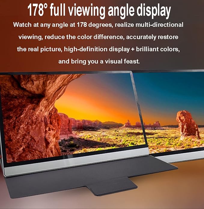 Touch 15.6-Inch Metal Portable Display 4K Mobile Phone Computer Switch External Touch Display