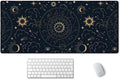 SSOIU Zodiac Wheel Desk Mat, Celestial Desk Pad, Astrology Large Gaming Mouse Pad 35.5x15.7inch XXL Large Big Computer Keyboard Mouse Mat Desk Pad with Non-Slip Base and Stitched Edge for Home Office