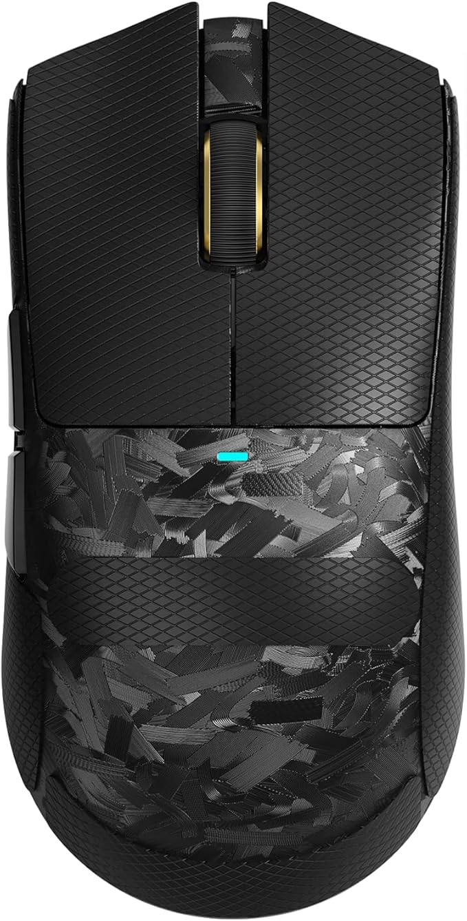 ATTACK SHARK X11Ultra 8K Carbon Fiber Wireless Gaming Mouse,Nordic 54L15 MCU,PAW3950MAX Sensor,59g Superlight,42000 DPI,BT/2.4Ghz/Wired Mouse with 100 Million Clicks,Programmable for Pc/Mac,Black pro