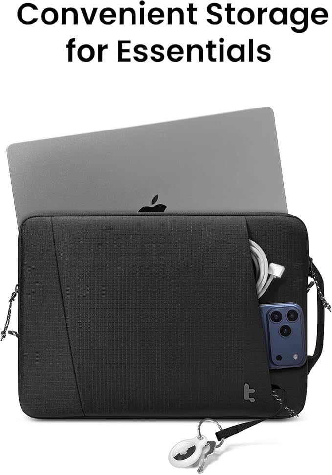 tomtoc Slim & 360° Protective Laptop Sleeve for 14-inch MacBook Pro M5 Pro/Max (2026) A3426 A3427 A3434, M4/M3/M2/M1 A3112 A3401 A3185, Water-Resistant Case with CornerArmor, Fits 13.8" Surface Laptop