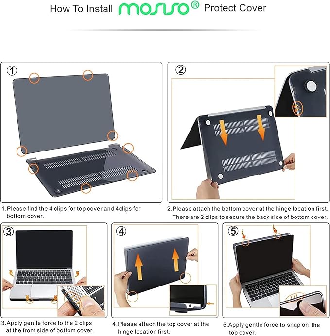 MOSISO Compatible with MacBook Air 13 inch Case M1 2021 2020 2019 2018 Release A2337 A2179 A1932 Touch ID, Plastic Hard Shell Cover&Keyboard Cover for MacBook Air 13.3 inch Case M1, Salmon Pink