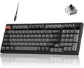 Keychron V5 8K 96% Compact Mechanical Keyboard, 8000 Hz Polling Rate Hot-Swappable QMK Programmable Wired Keyboard with Numpad & Knob, RGB Backlit, Ergonomic for Mac Windows Linux-Tactile Brown Switch