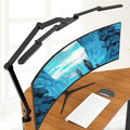 EPABINA LED Desk Lamp with Clamp, 41.5" Clamp on Architect Desk Lamp for Home Office, 24W Bright Tall Computer LED Table Light Adjustable Overhead Clip on Office Lighting for Work Craft