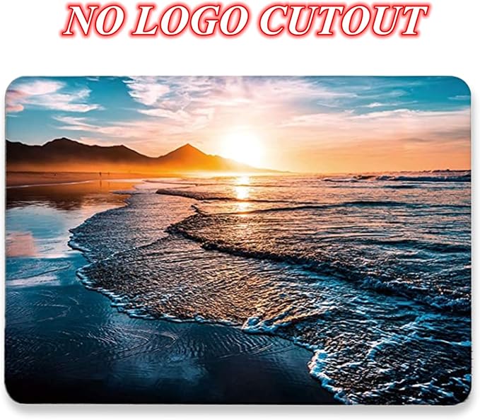 DTangLsm for MacBook Pro 13 inch Case 2022 2021 2020-2016 M2 M1 A2338 A2289 A2251 A2159 A1989 A1708 A1706, Ocean Plastic Hard Shell Laptop Cover for MacBook Pro 2020 Case + Keyboard Cover, Sunet Beach