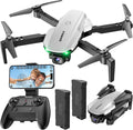 SIMREX Drone With Camera for Kids Beginner & Adults – Foldable RC Quadcopter with Altitude Hold, Optical Flow Positioning , Indoor Mini Drone with One Key Start, Headless Mode, 3D Flip, Gift for Boys & Girls & Teenagers