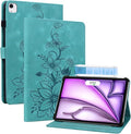 Case for iPad Pro 11 Inch (M5) 2025 / (M4) 2024, Auto Wake/Sleep Supports Pencil Pro and Pencil(USB-C) Magnetic Clasp Stand, Green